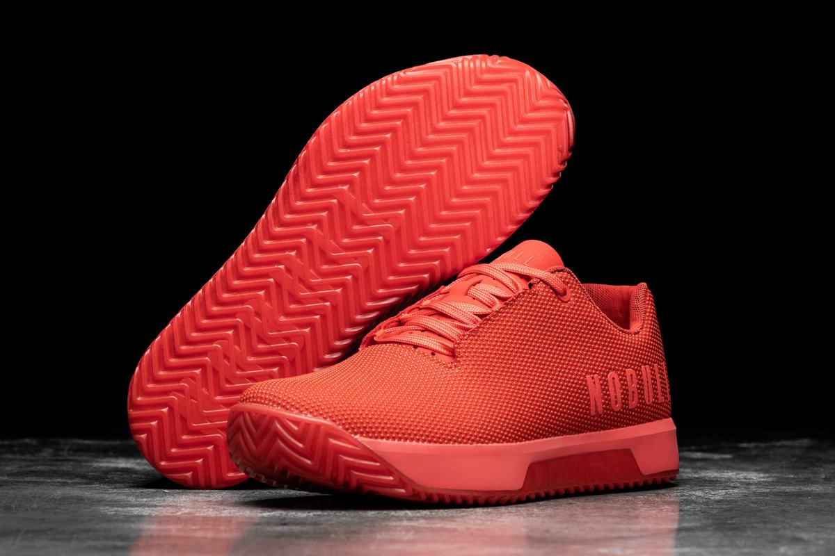 Nobull Superfabric Trainer Fitness Schoenen Dames Rood | 025387-IWZ