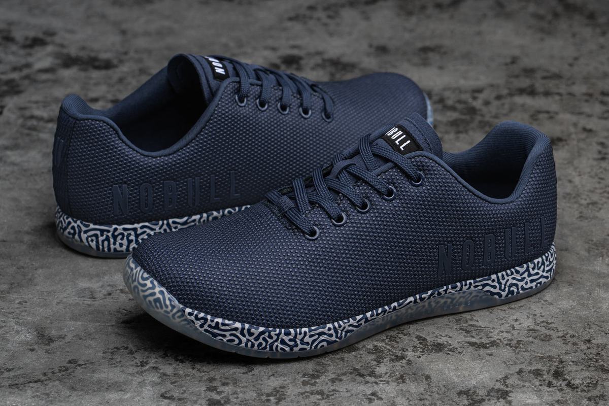 Nobull Superfabric Trainer Fitness Schoenen Dames Donkerblauw | 035841-LKO