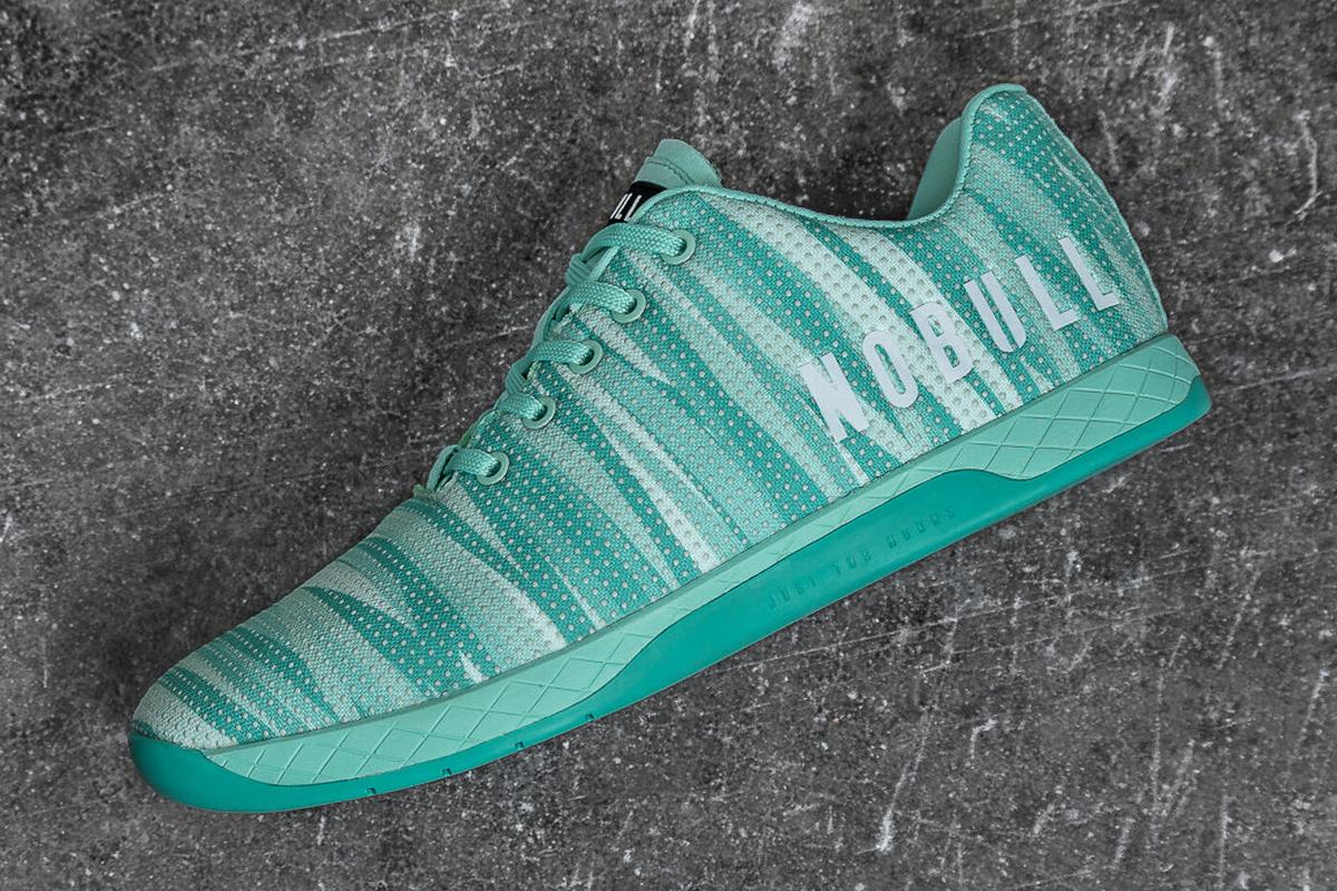Nobull Superfabric Trainer Fitness Schoenen Heren Mintgroen | 157049-MVE