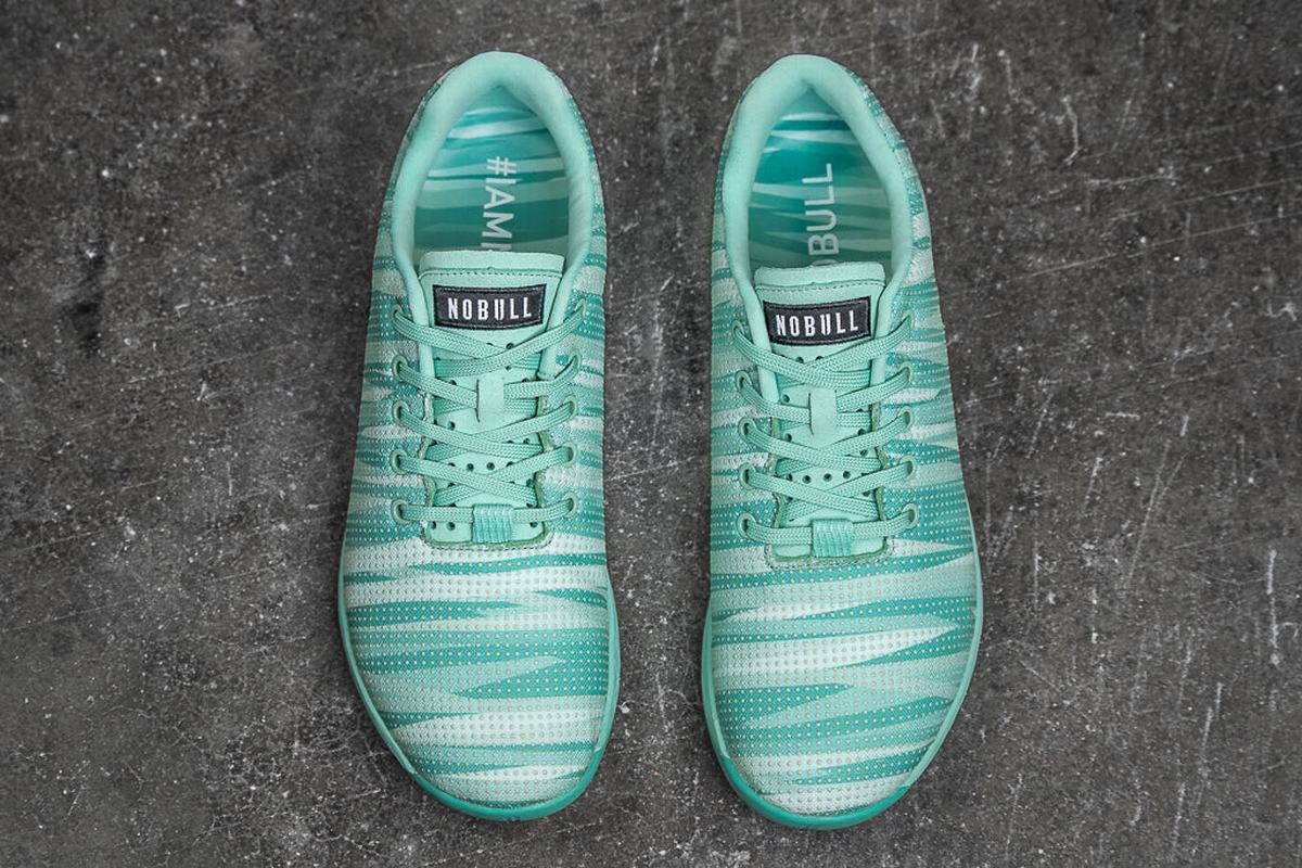 Nobull Superfabric Trainer Fitness Schoenen Heren Mintgroen | 157049-MVE