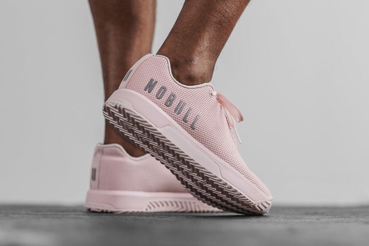 Nobull Superfabric Trainer Fitness Schoenen Heren Roze | 167205-RSW