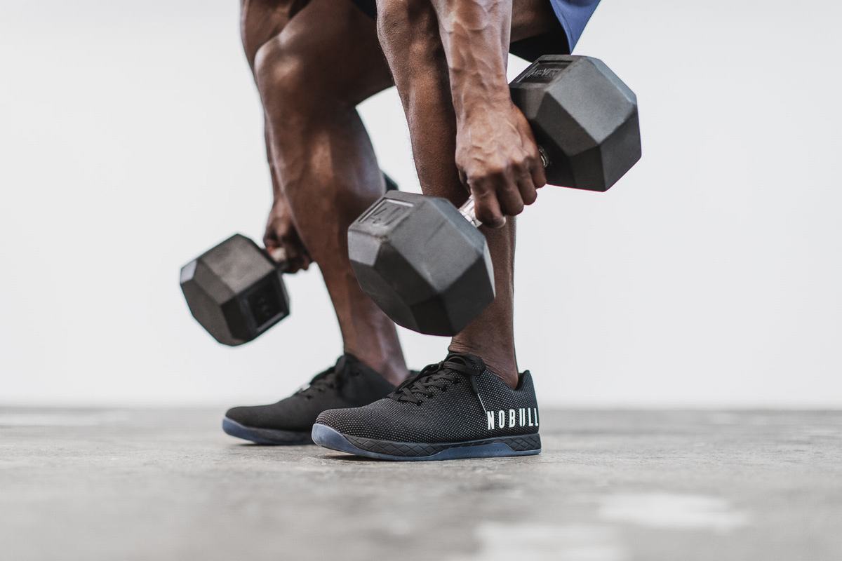 Nobull Superfabric Trainer Fitness Schoenen Heren Zwart | 194587-ZMG