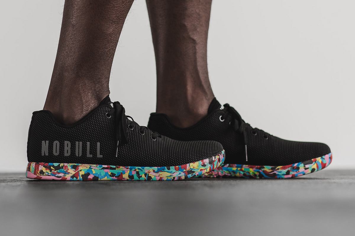 Nobull Superfabric Trainer Fitness Schoenen Heren Zwart | 257614-FOY