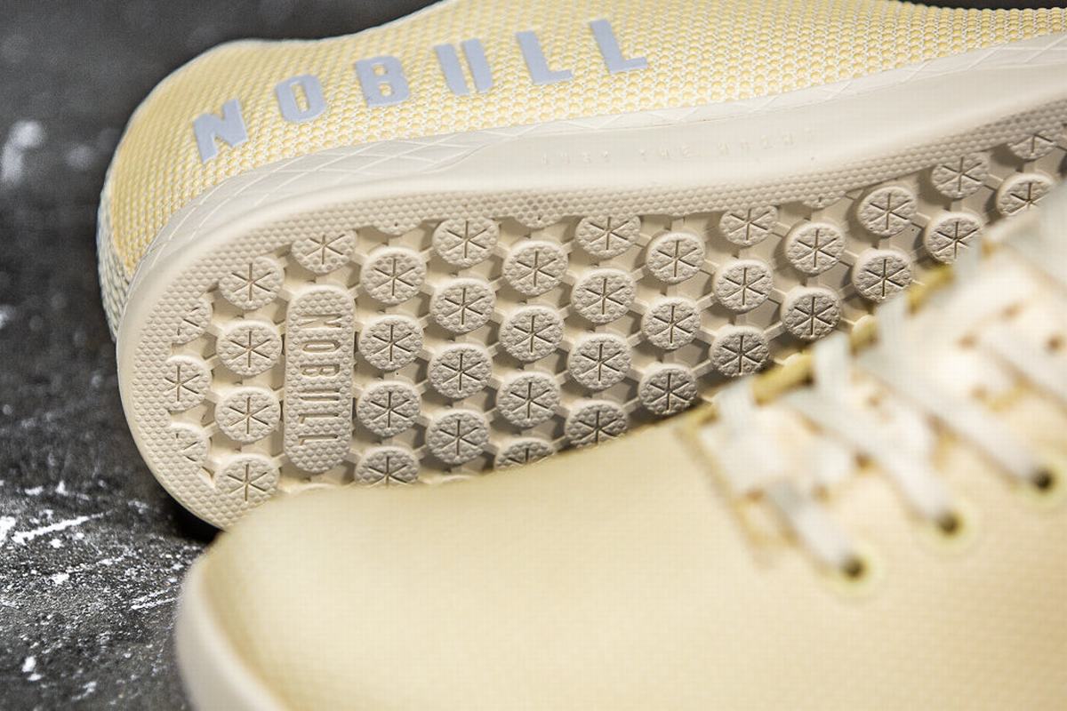 Nobull Superfabric Trainer Fitness Schoenen Heren Geel | 271356-BVP