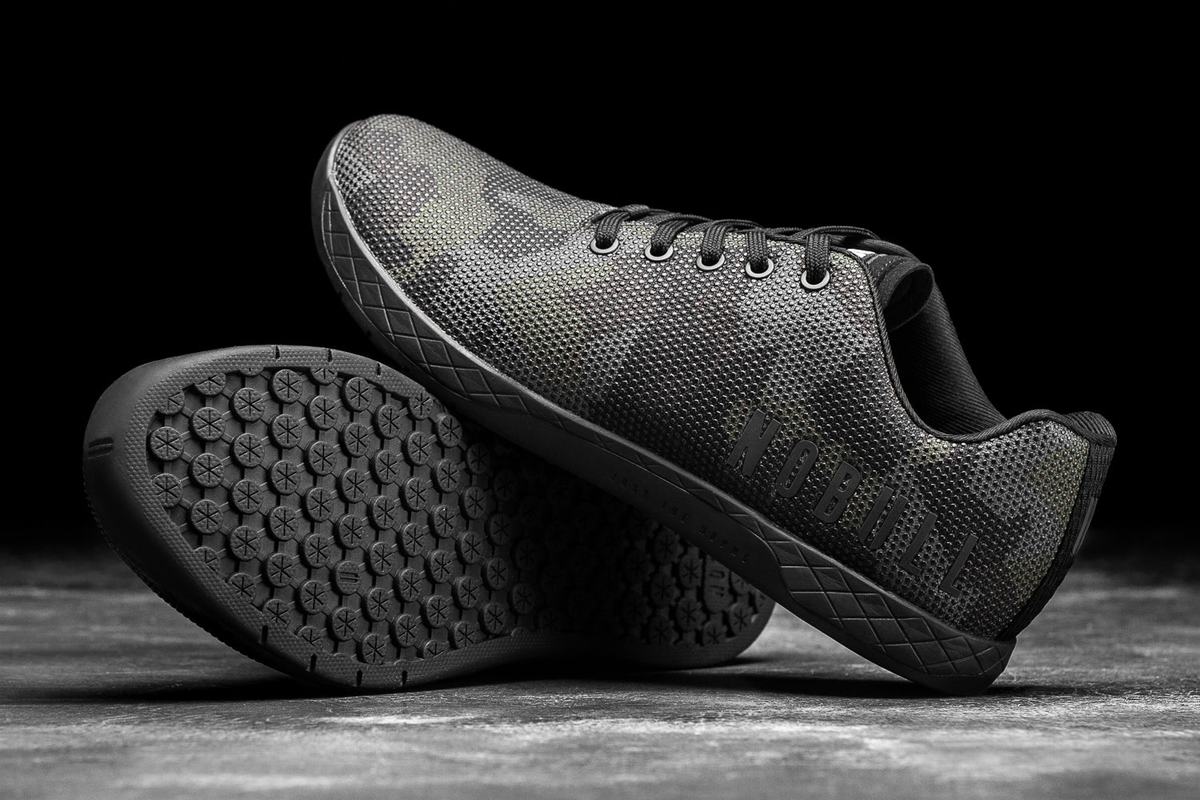 Nobull Superfabric Trainer Fitness Schoenen Dames Donkercamo | 279843-RXD