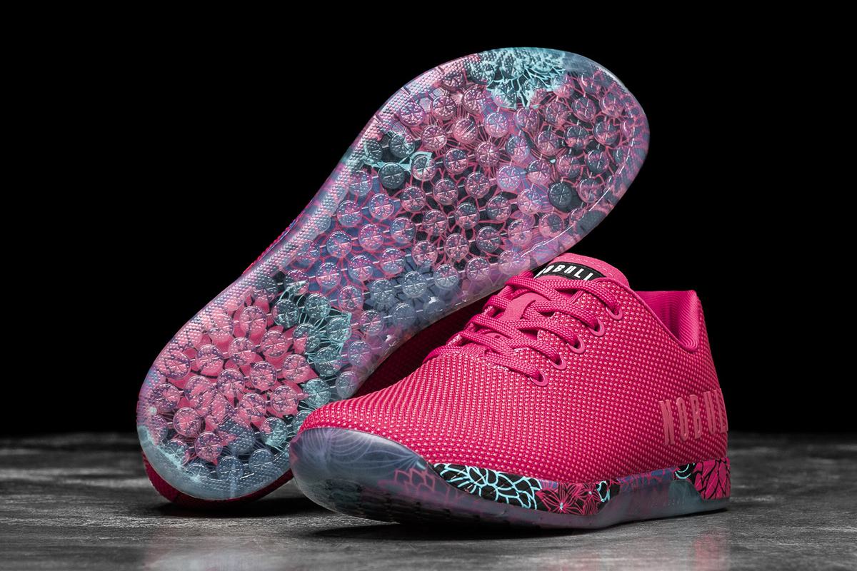 Nobull Superfabric Trainer Fitness Schoenen Dames Roze | 289563-PRI