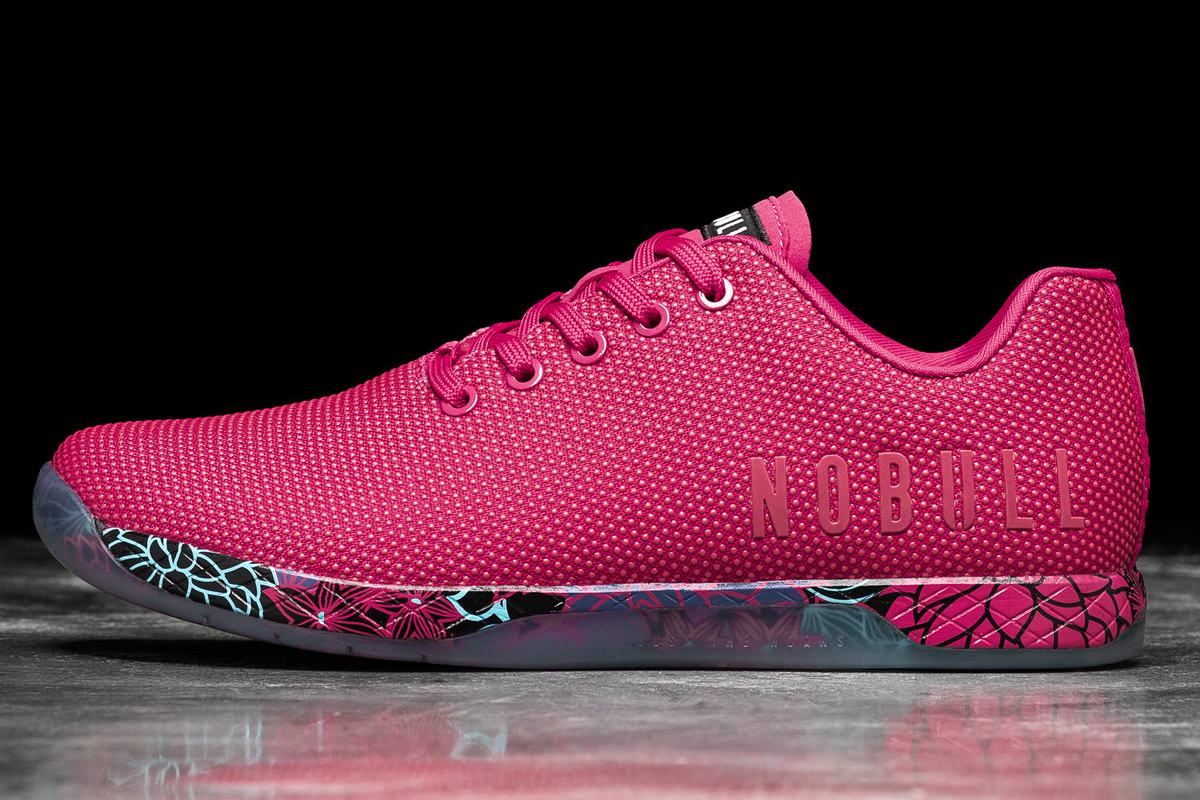 Nobull Superfabric Trainer Fitness Schoenen Dames Roze | 289563-PRI