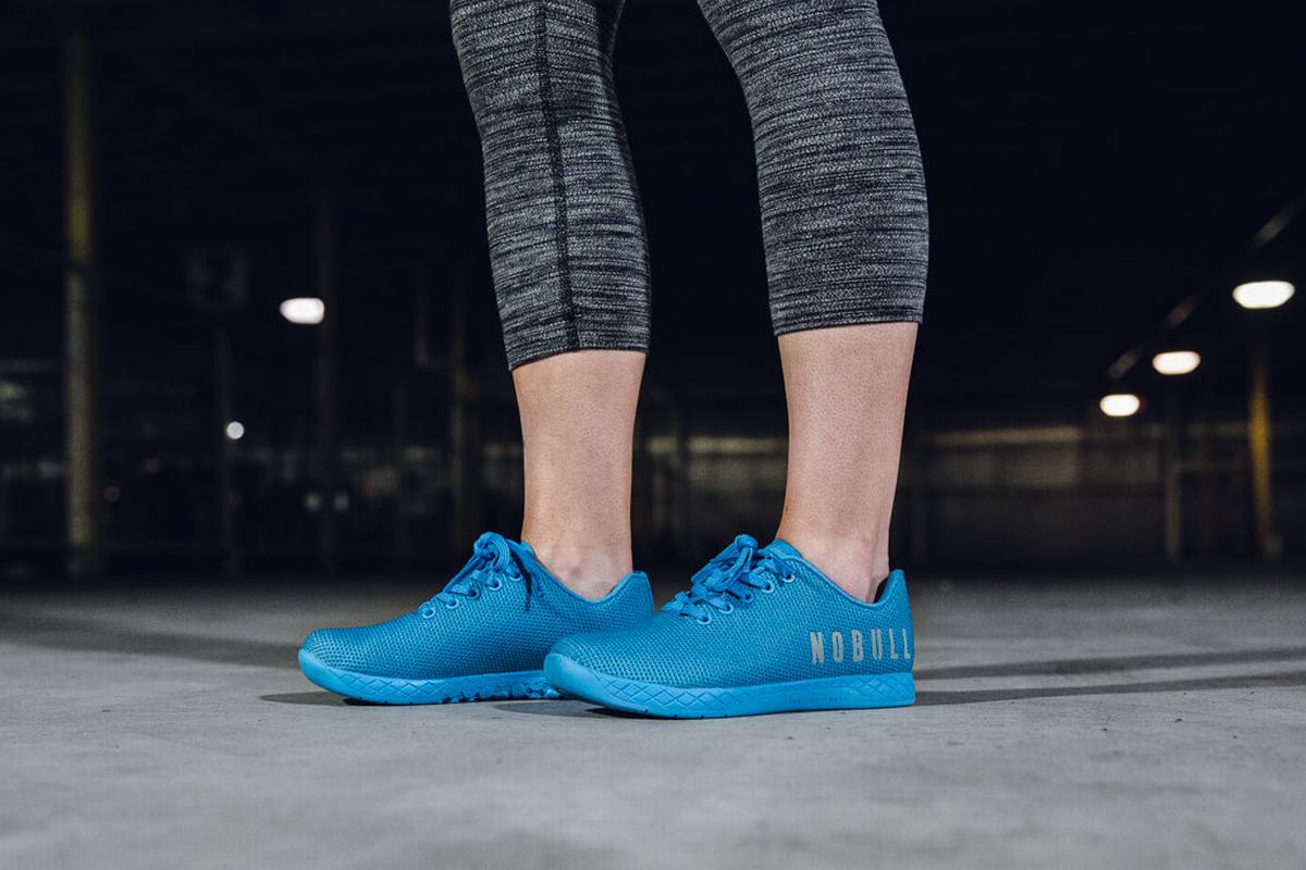 Nobull Superfabric Trainer Fitness Schoenen Dames Lichtblauw | 293158-VZY