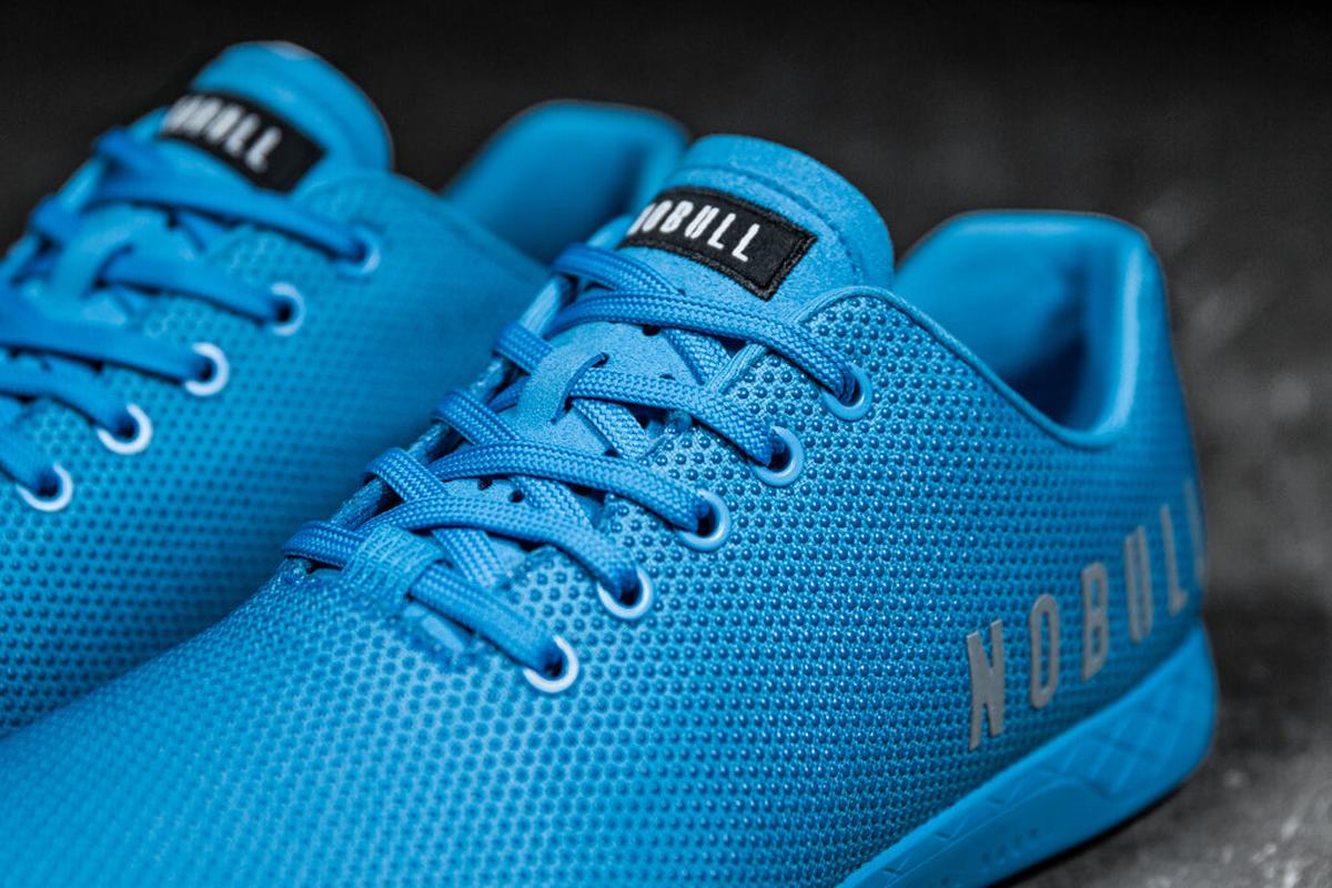 Nobull Superfabric Trainer Fitness Schoenen Dames Lichtblauw | 293158-VZY