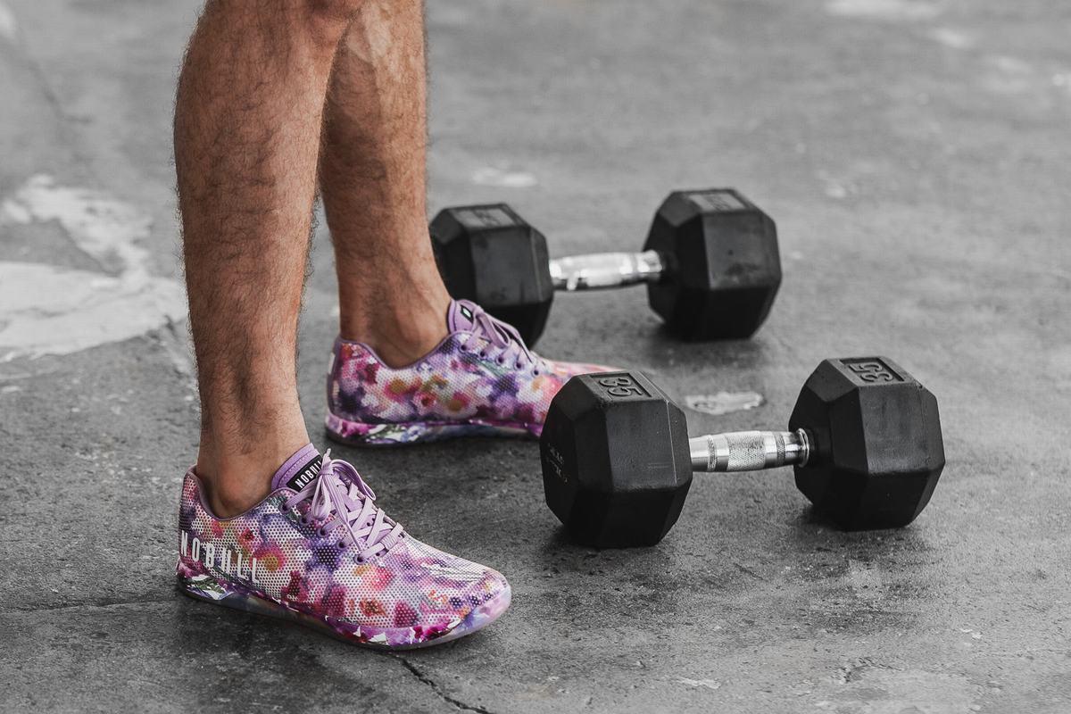 Nobull Superfabric Trainer Fitness Schoenen Heren Paars | 296704-CTQ