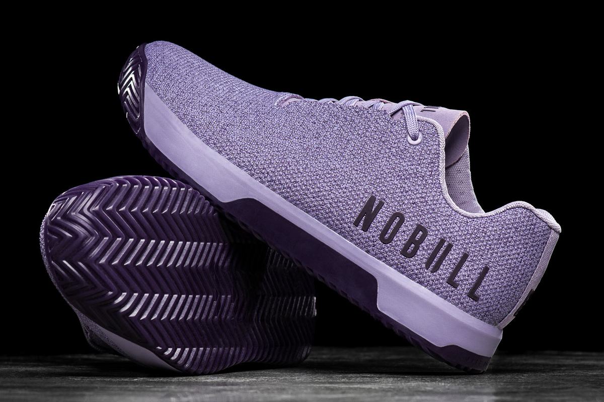Nobull Superfabric Trainer Fitness Schoenen Heren Lavendel | 297543-HJG