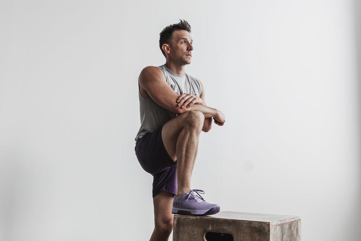 Nobull Superfabric Trainer Fitness Schoenen Heren Lavendel | 297543-HJG