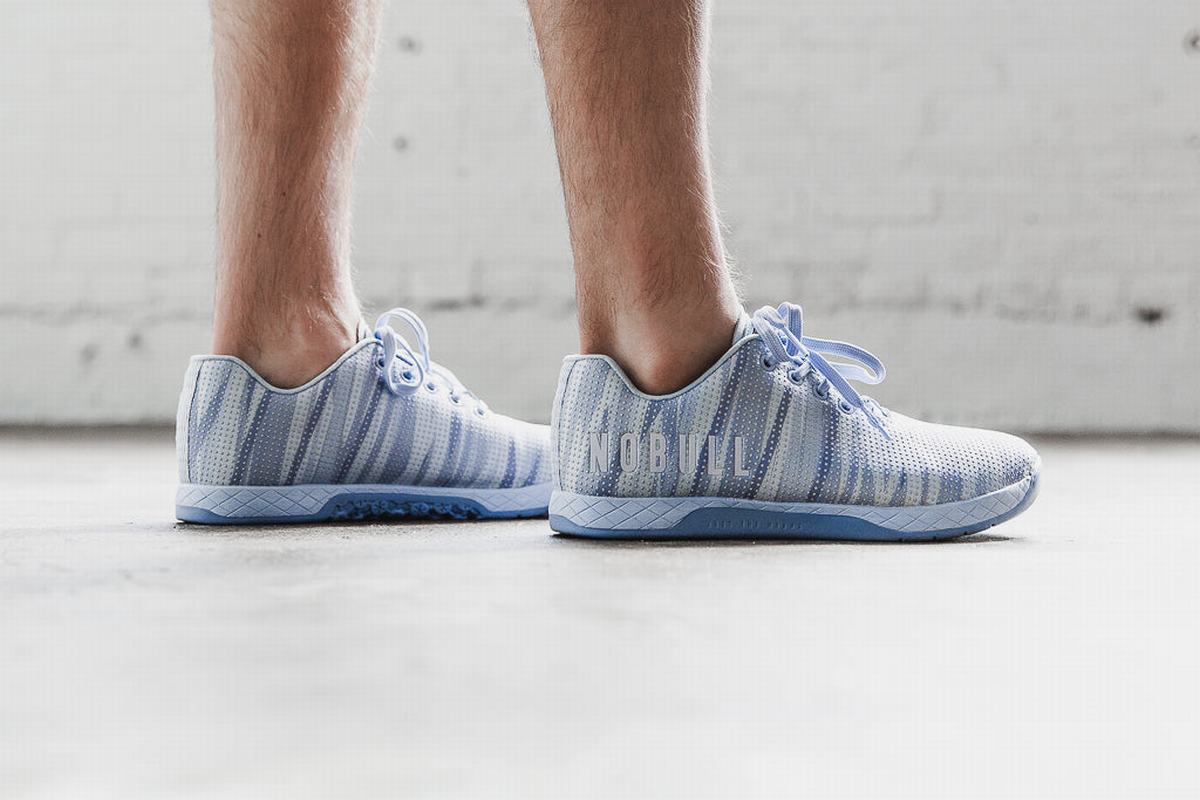 Nobull Superfabric Trainer Fitness Schoenen Heren Blauw | 302849-UHS
