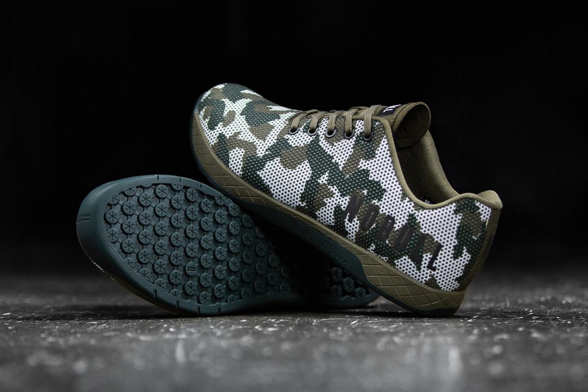 Nobull Superfabric Trainer Fitness Schoenen Dames Camo | 367425-UGH