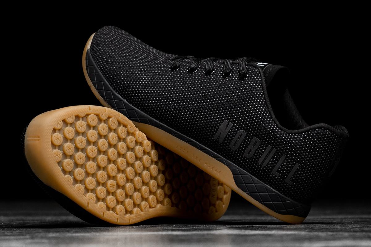 Nobull Superfabric Trainer Fitness Schoenen Heren Zwart | 384196-GFB