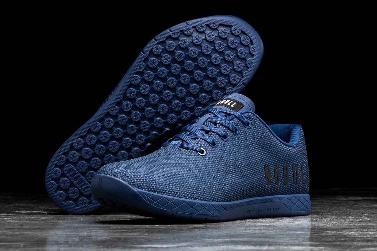 Nobull Superfabric Trainer Fitness Schoenen Heren Indigo | 408652-LWT