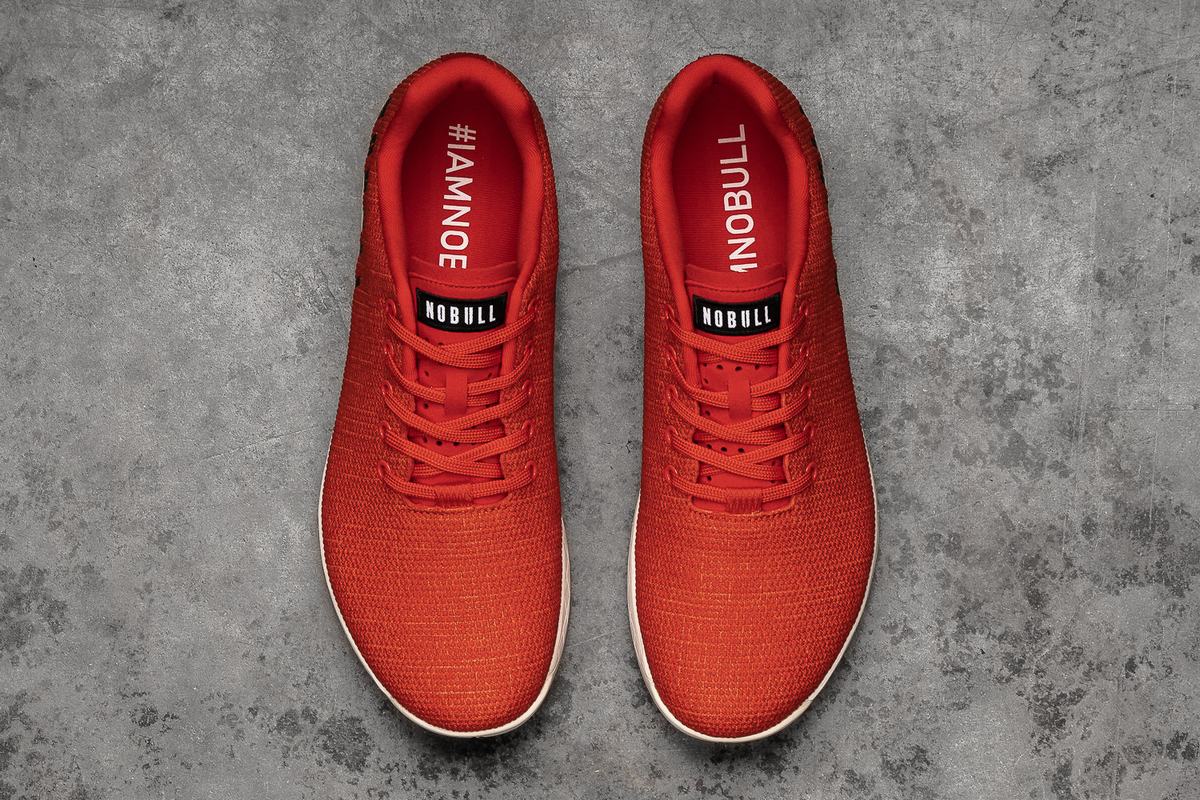 Nobull Superfabric Trainer Fitness Schoenen Heren Rood | 415986-NQM