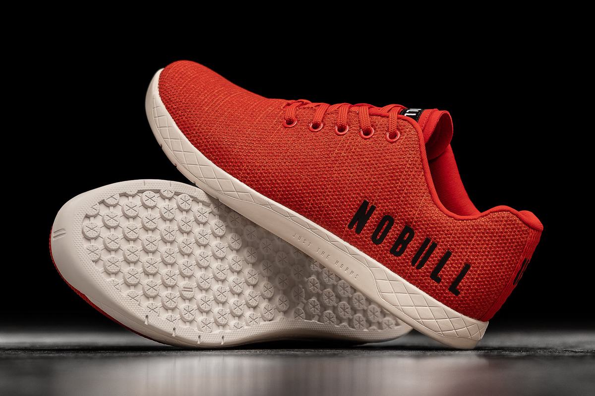 Nobull Superfabric Trainer Fitness Schoenen Heren Rood | 415986-NQM
