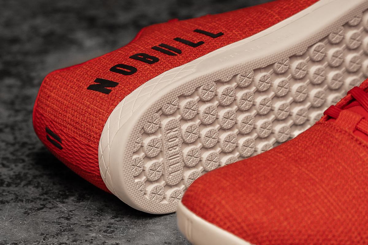 Nobull Superfabric Trainer Fitness Schoenen Heren Rood | 415986-NQM