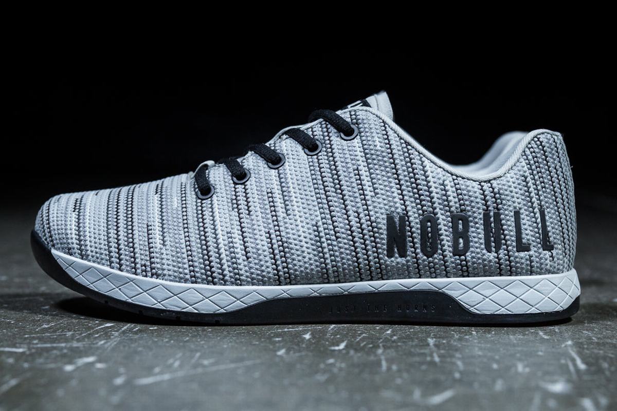 Nobull Superfabric Trainer Fitness Schoenen Dames Grijs | 417906-OUQ