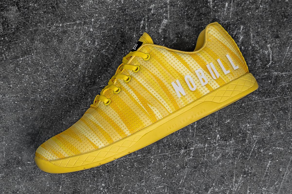 Nobull Superfabric Trainer Fitness Schoenen Heren Geel | 425180-QRX