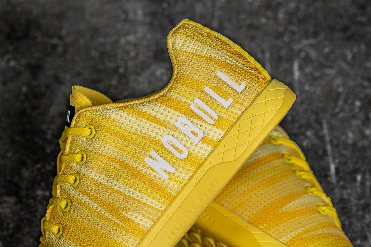 Nobull Superfabric Trainer Fitness Schoenen Heren Geel | 425180-QRX