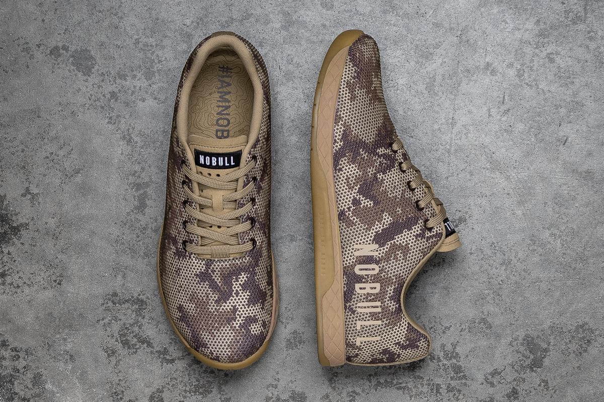Nobull Superfabric Trainer Fitness Schoenen Dames Camo | 435872-GON