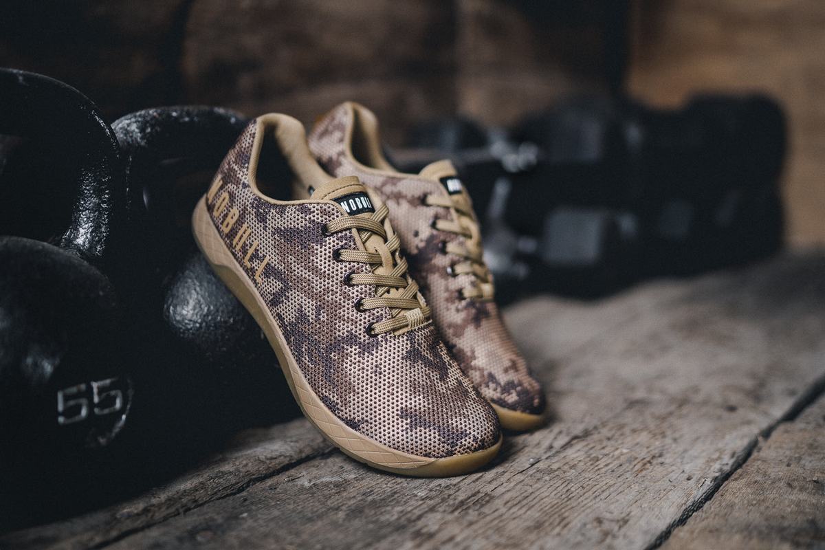 Nobull Superfabric Trainer Fitness Schoenen Dames Camo | 435872-GON