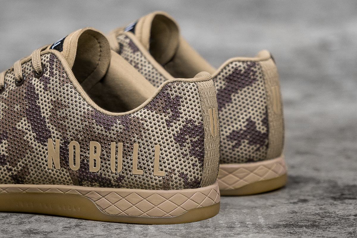 Nobull Superfabric Trainer Fitness Schoenen Dames Camo | 435872-GON