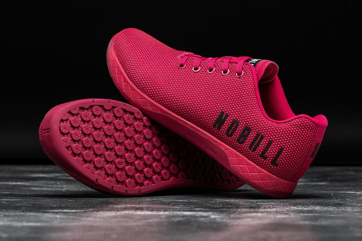 Nobull Superfabric Trainer Fitness Schoenen Heren Roze | 436978-GTP
