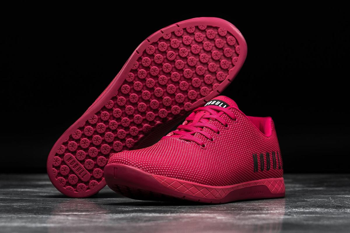 Nobull Superfabric Trainer Fitness Schoenen Heren Roze | 436978-GTP