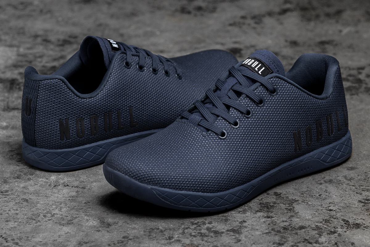 Nobull Superfabric Trainer Fitness Schoenen Heren Donkerblauw | 476923-YFG