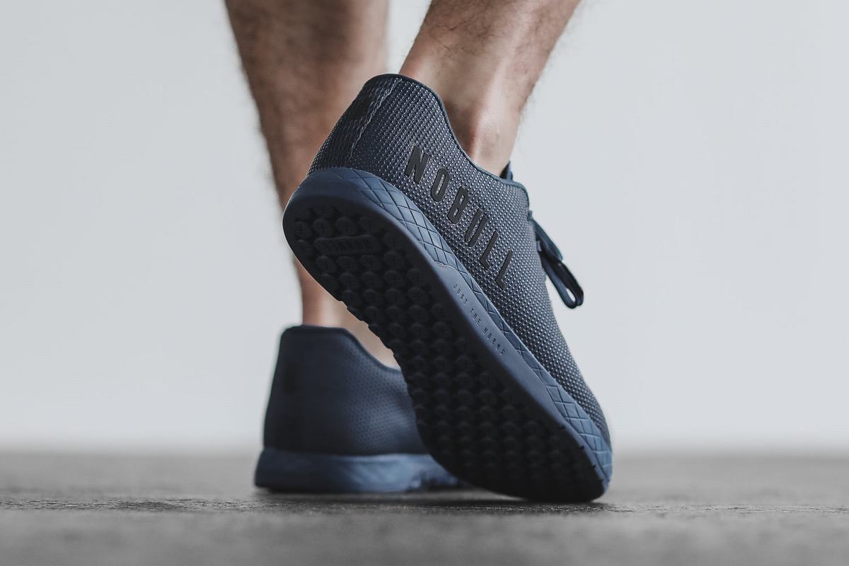 Nobull Superfabric Trainer Fitness Schoenen Heren Donkerblauw | 476923-YFG