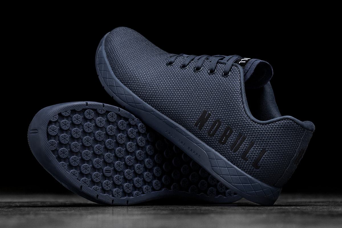 Nobull Superfabric Trainer Fitness Schoenen Heren Donkerblauw | 476923-YFG