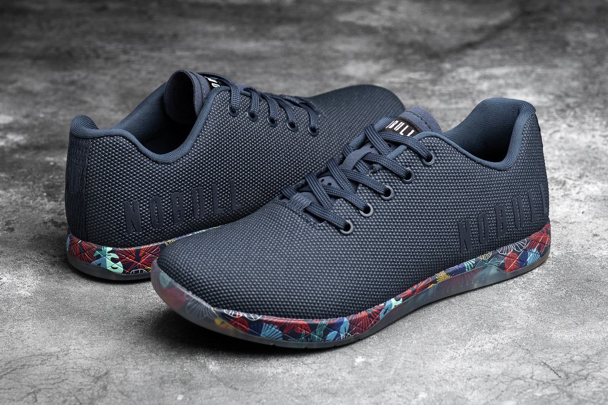 Nobull Superfabric Trainer Fitness Schoenen Dames Donkerblauw | 526834-ANG