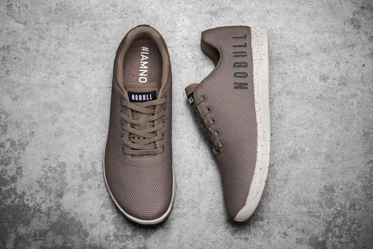Nobull Superfabric Trainer Fitness Schoenen Dames Khaki | 530427-QNS