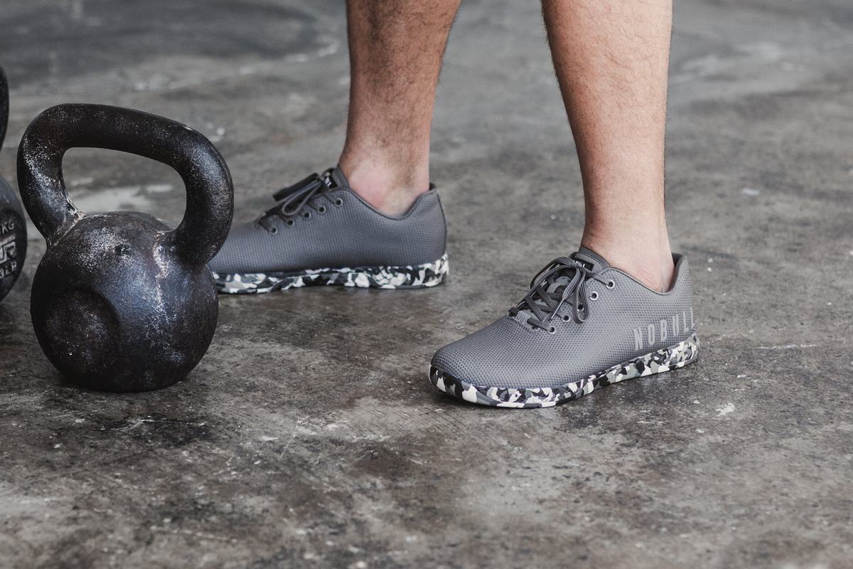 Nobull Superfabric Trainer Fitness Schoenen Heren Donkergrijs | 531290-LNE