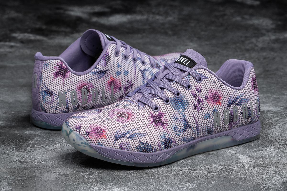 Nobull Superfabric Trainer Fitness Schoenen Dames Paars | 562419-MIU