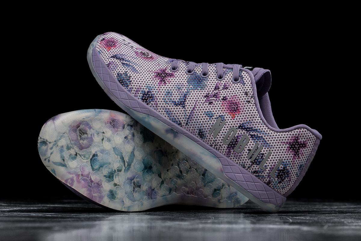 Nobull Superfabric Trainer Fitness Schoenen Dames Paars | 562419-MIU