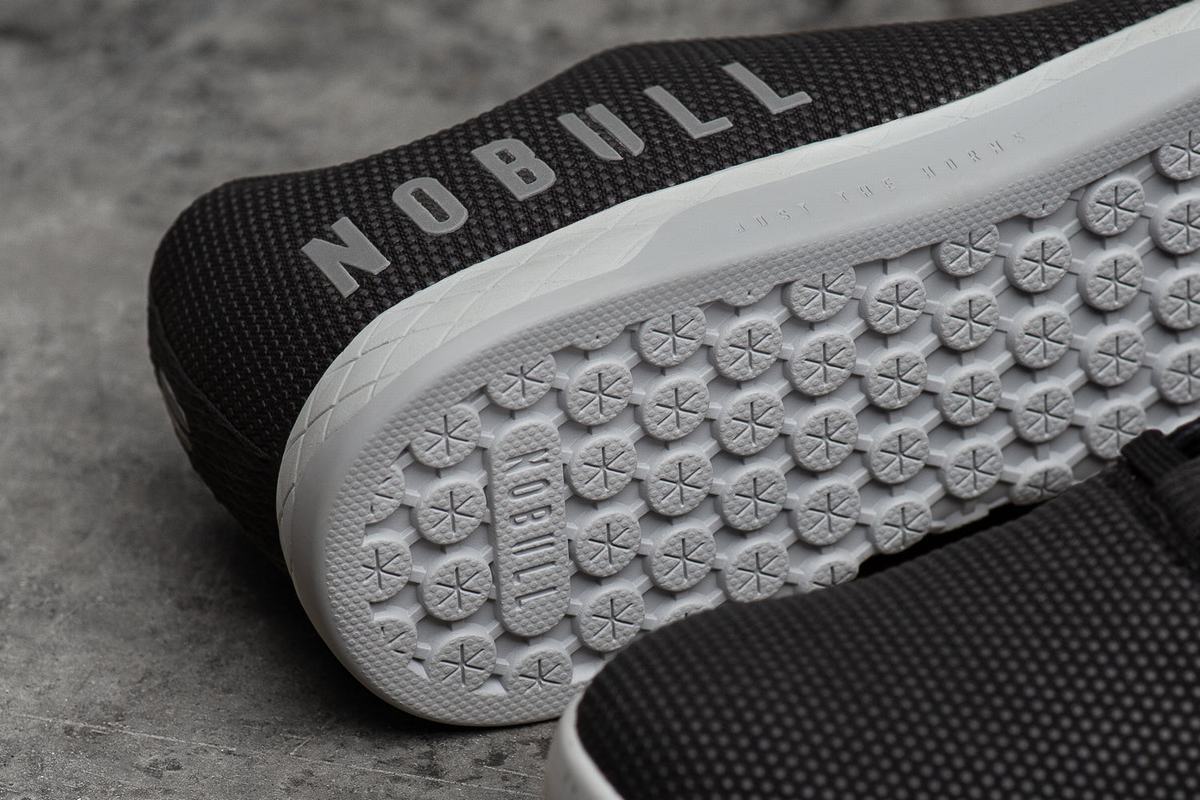 Nobull Superfabric Trainer Fitness Schoenen Dames Zwart Grijs | 562980-YQS