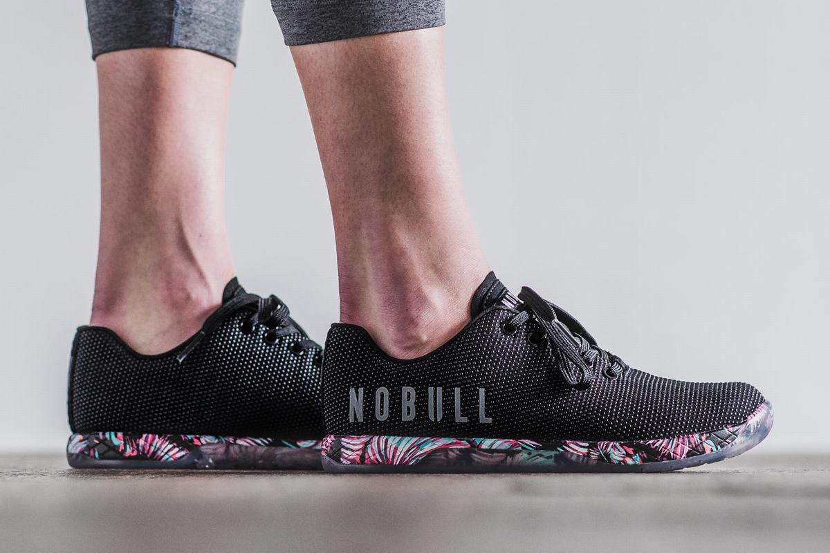 Nobull Superfabric Trainer Fitness Schoenen Dames Zwart | 574102-KQD
