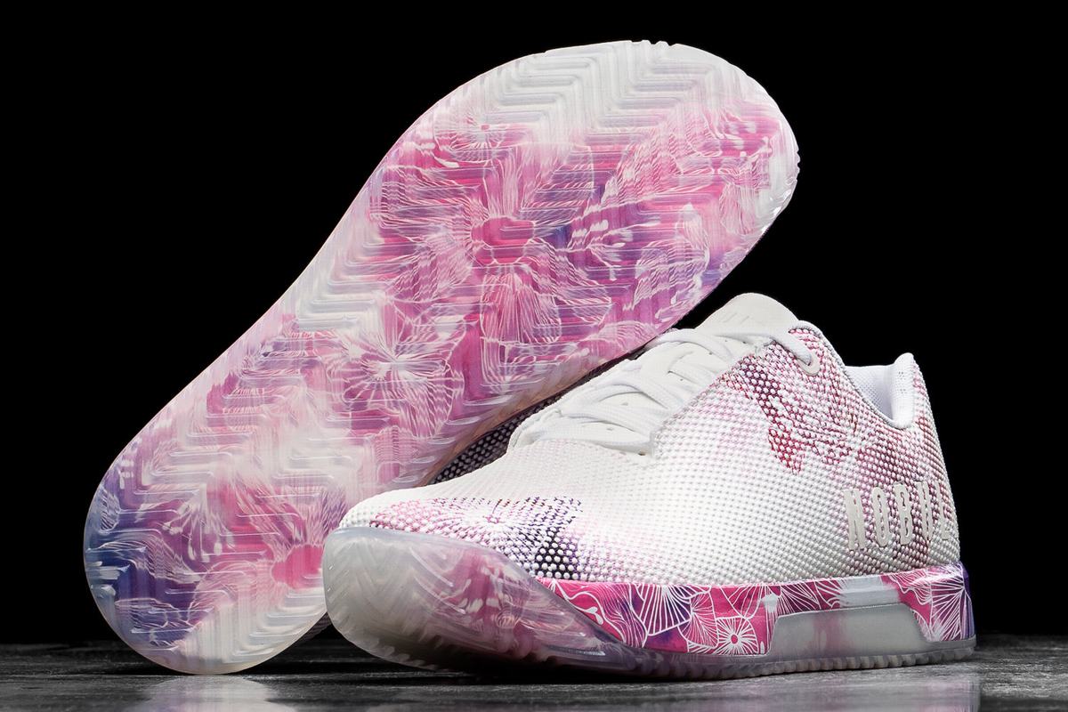 Nobull Superfabric Trainer Fitness Schoenen Dames Roze Wit | 578316-BAI