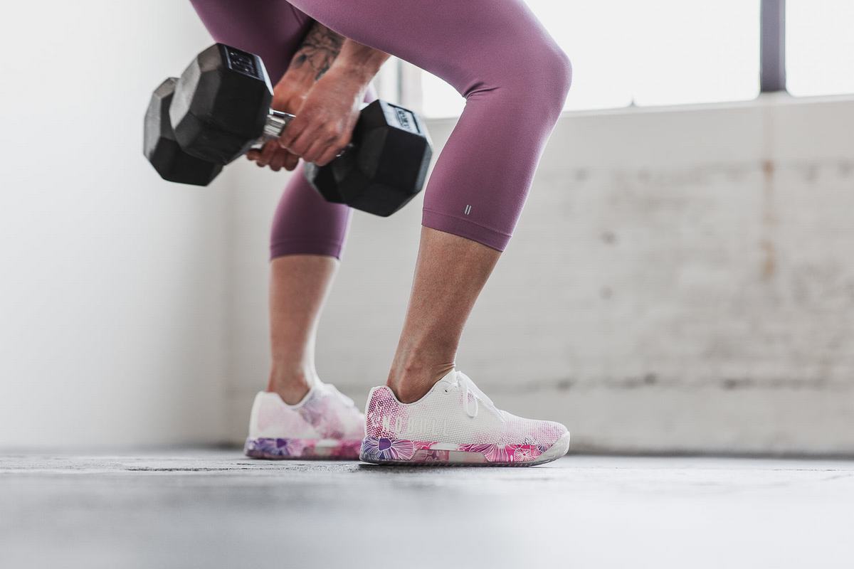 Nobull Superfabric Trainer Fitness Schoenen Dames Roze Wit | 578316-BAI