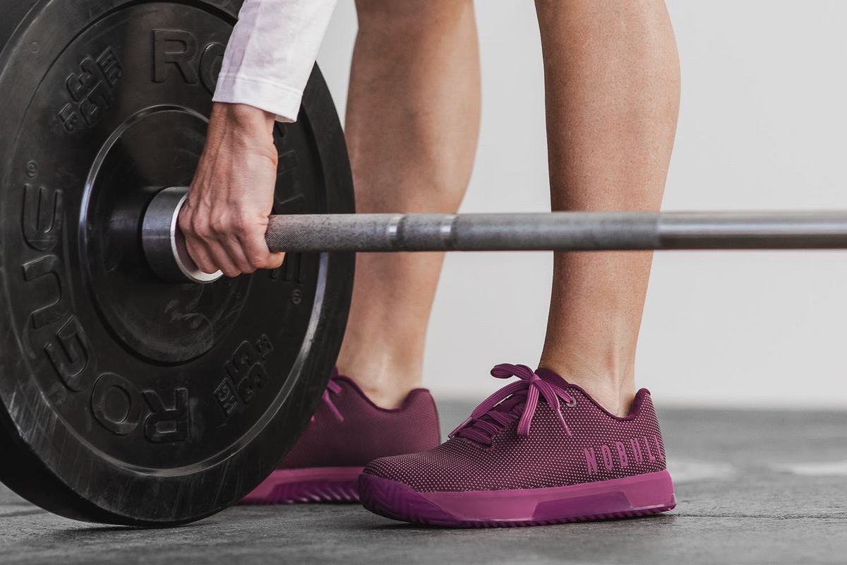 Nobull Superfabric Trainer Fitness Schoenen Dames Dieppaars | 581409-XHI