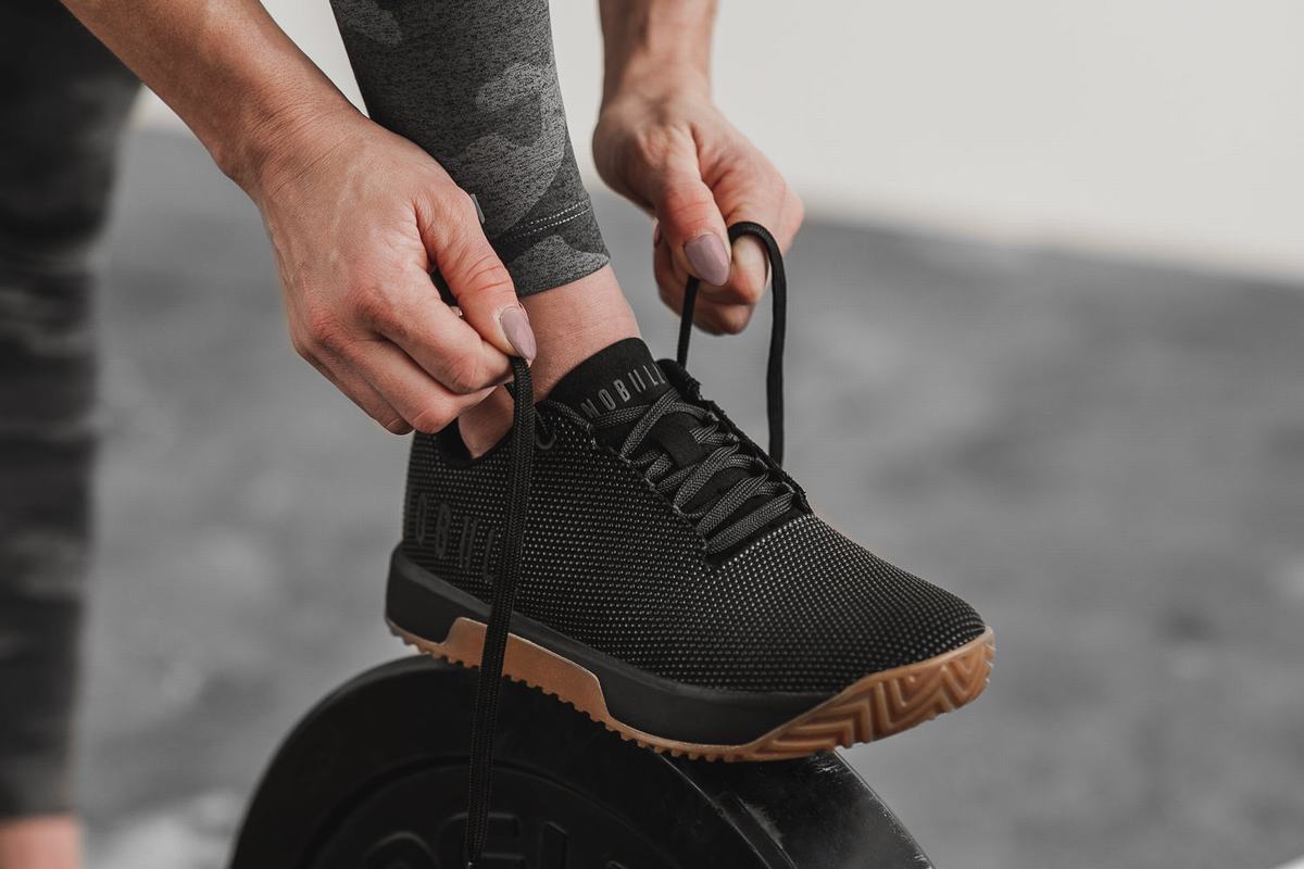 Nobull Superfabric Trainer Fitness Schoenen Dames Zwart | 670238-QLH