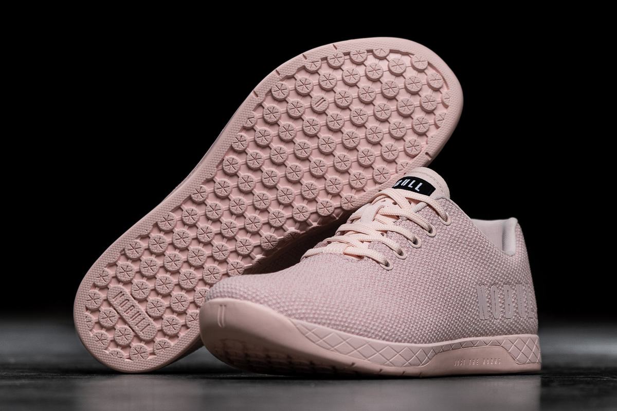 Nobull Superfabric Trainer Fitness Schoenen Heren Roze | 682159-GHV