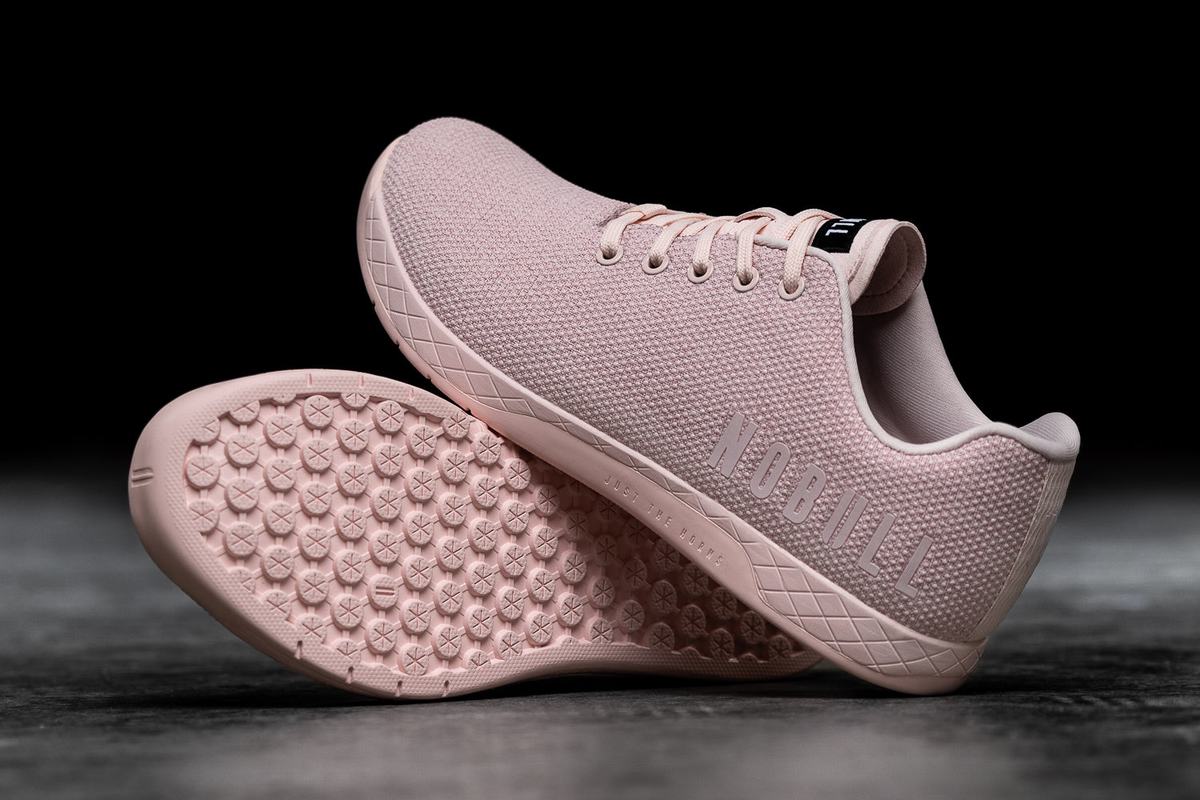 Nobull Superfabric Trainer Fitness Schoenen Heren Roze | 682159-GHV