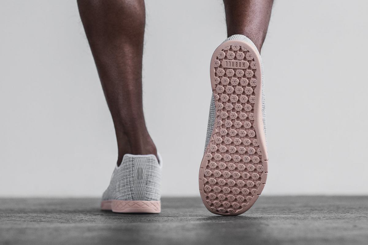 Nobull Superfabric Trainer Fitness Schoenen Heren Wit Roze | 703589-OIN