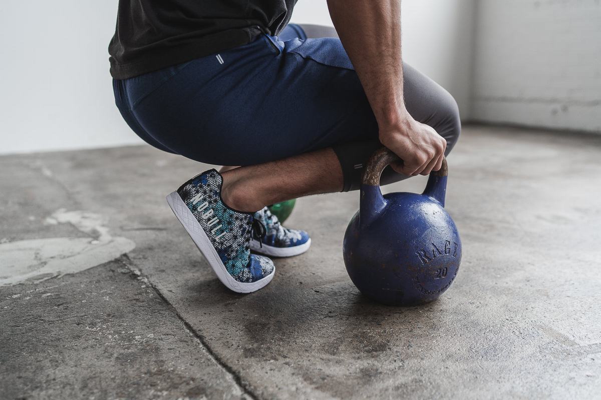 Nobull Superfabric Trainer Fitness Schoenen Heren Midnight Floral | 740983-LUC