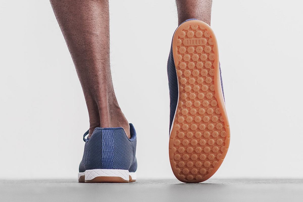Nobull Superfabric Trainer Fitness Schoenen Heren Indigo Wit | 745081-ERZ